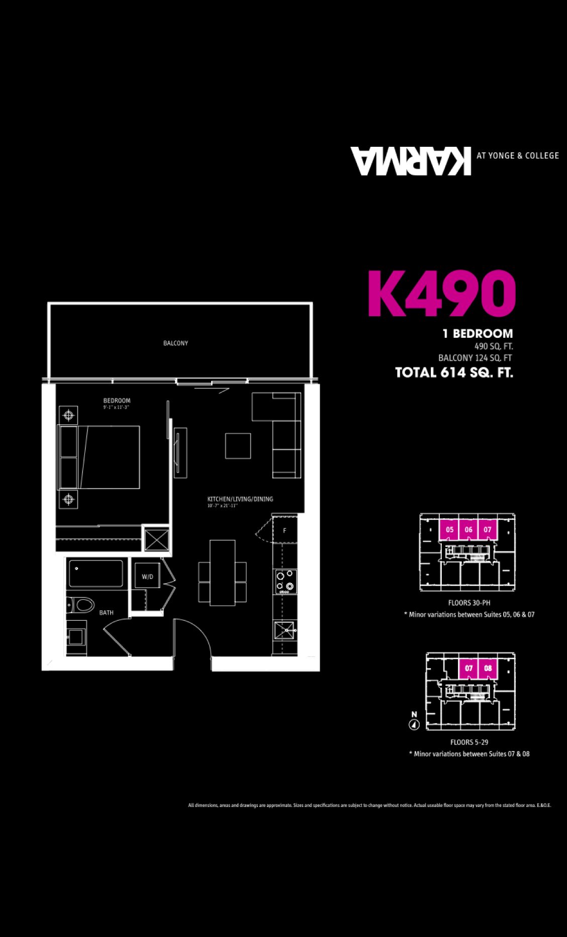 karma condos floor plan
